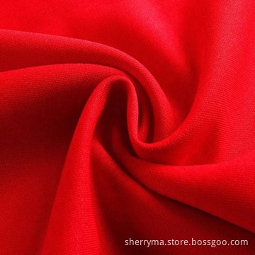 double side interlock polyester spandex blend fabric